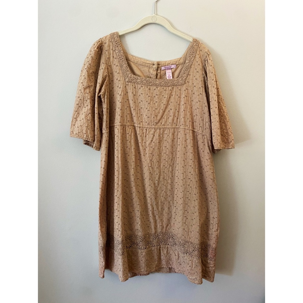 Calypso Mauve Smock Dress w. Gorgeous Back Detail